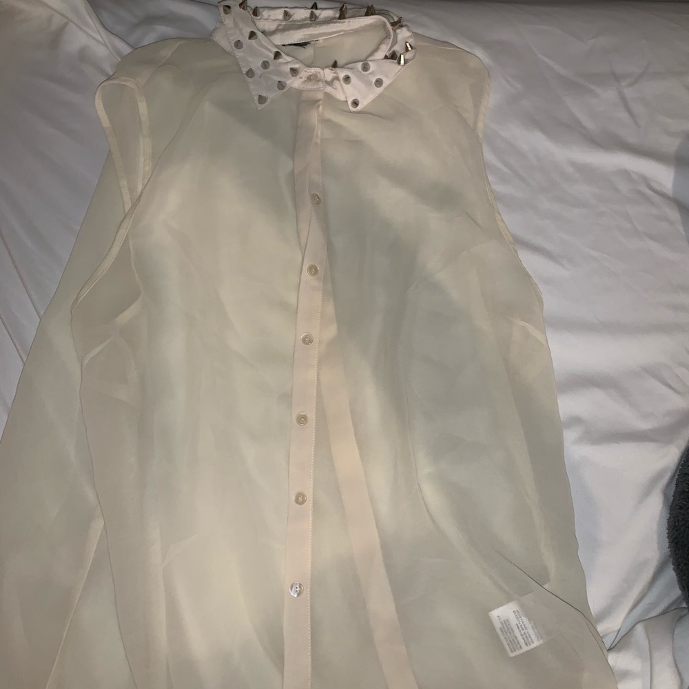 Spiked collar shirt from urban outfitters